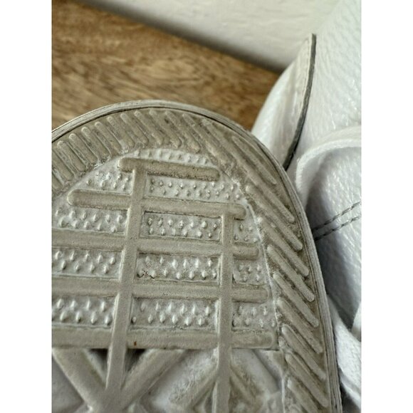 Converse Chuck Taylor All Star Hi White Leather Iridescent Unisex 9.5 ,M-557950C - Picture 15 of 16